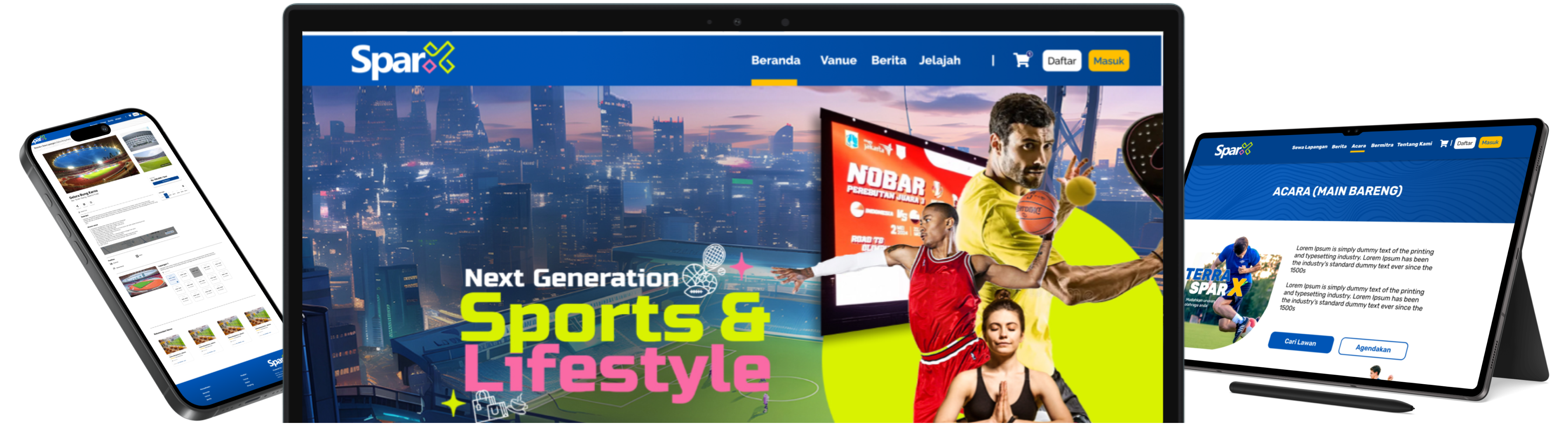 SparX platform on multiple devices